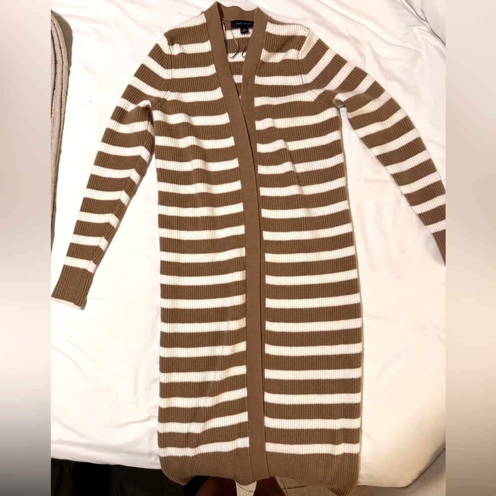 Midi length cardigan